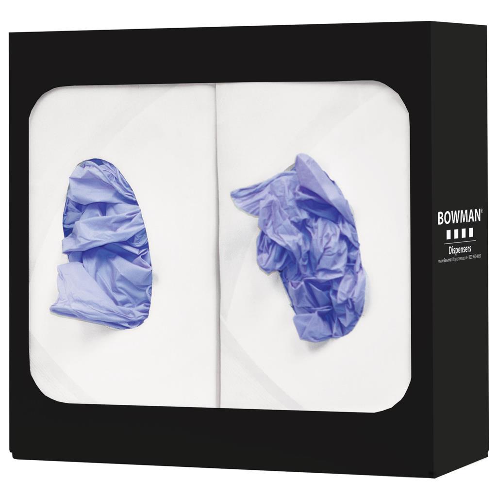 Bowman Black line Glove Box Dispenser - Double