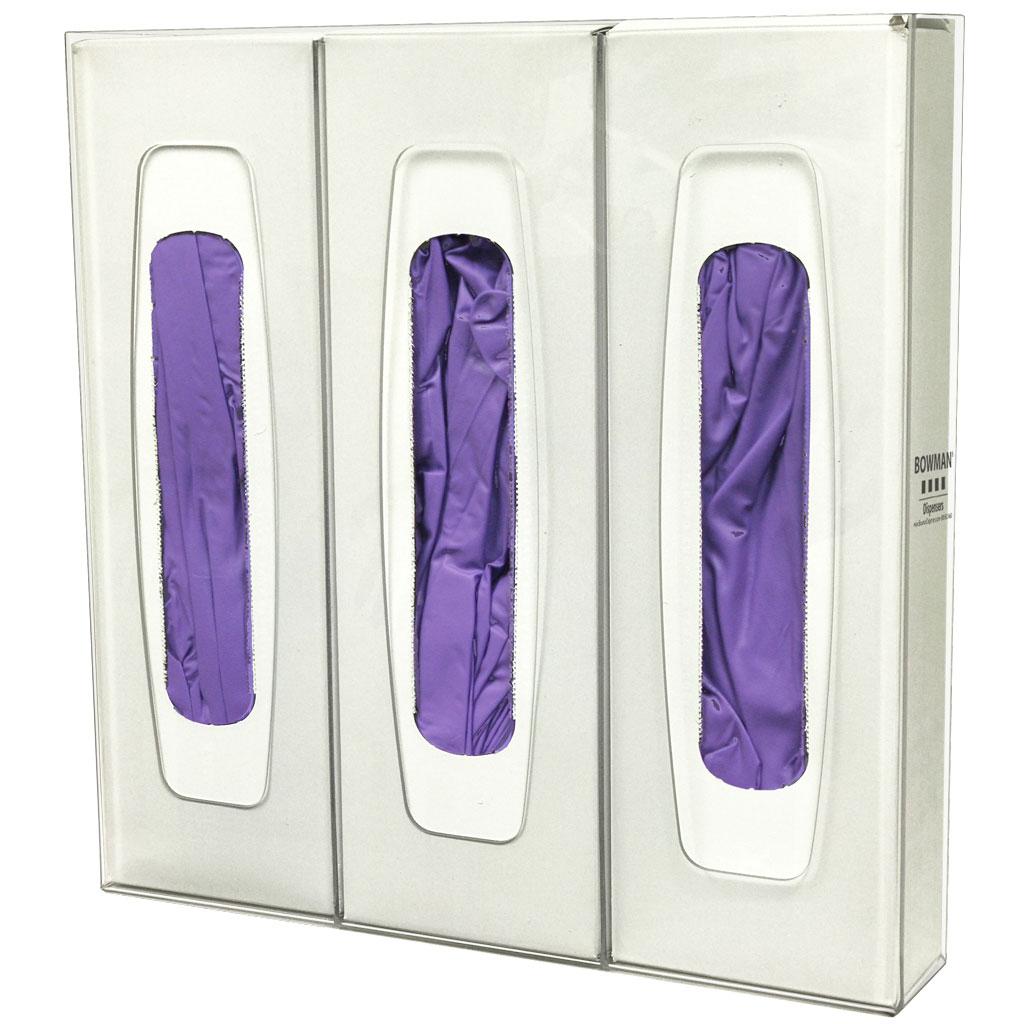 Glove Box Dispenser, Extra Long - Triple