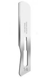 Swann-Morton #14 Sterile Surgical Scalpel Blades, Stainless Steel [100]