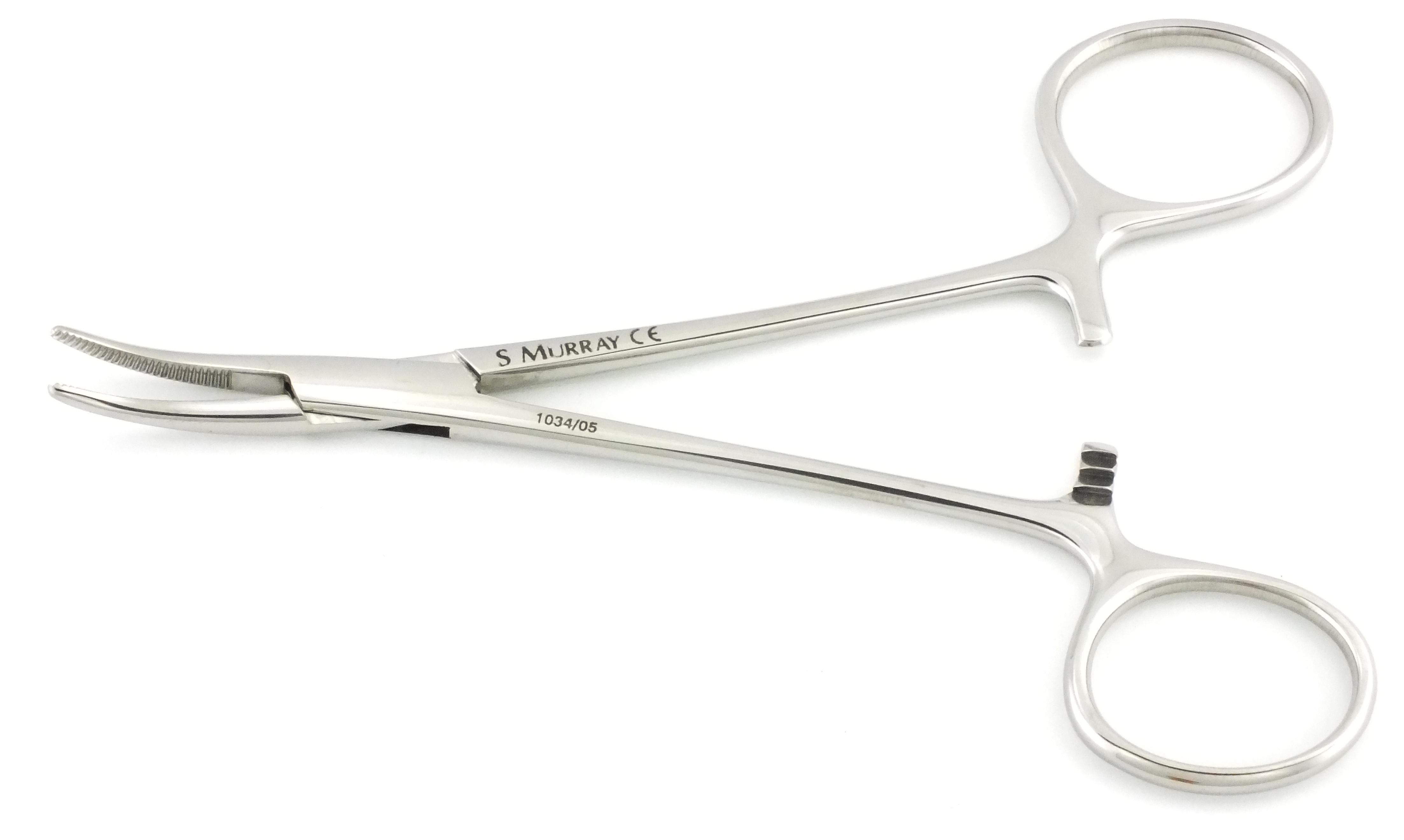 Dunhill Artery Forcep (Hemostat), curved, box joint