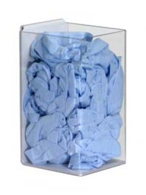 Clip-On Caddy Dispenser, clear plastic