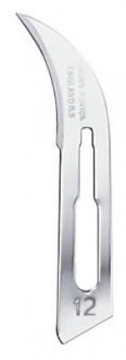 Swann-Morton #12 Sterile Surgical Scalpel Blades, Carbon Steel [100]