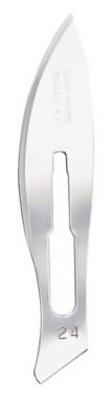 Swann-Morton #24 Sterile Surgical Scalpel Blades, Carbon Steel [100]