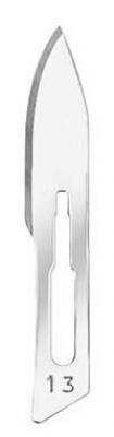 Swann-Morton #13 Sterile Surgical Scalpel Blades, Carbon Steel [100]