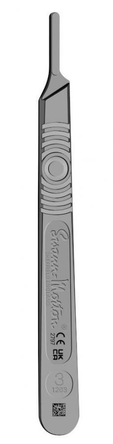 Swann-Morton #3 Stainless Steel Surgical Scalpel Handle