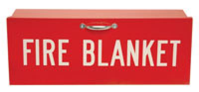 Fire Blanket and Cabinet