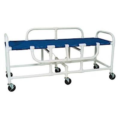 MRI Conditional Bariatric Fixed PVC Sling Transport Gurney