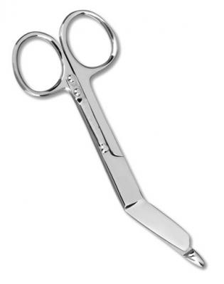 4.5" Lister Bandage Scissors with Tensionrite Clip