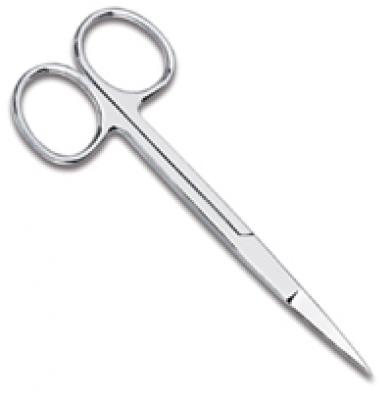 4.5" Iris Scissors, straight