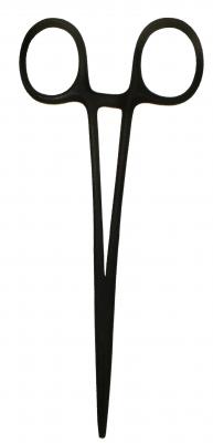 5.5" Kelly Forceps (straight) - Stealth Finish
