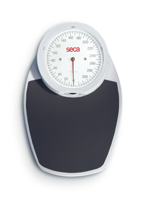 seca Mechanical Floor Scale, robust steel housing - lbs/Kgs
