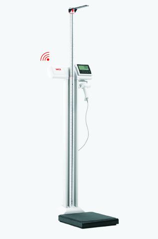 seca 787 EMR validated Digital Column Scale with eye-level display