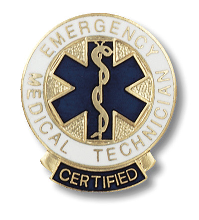 Certified Emergency Medical Technician(Star of Life) 1087