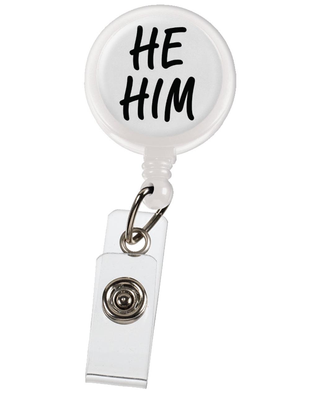 He/Him on White - HIM