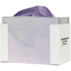 Surgical Face Mask Dispenser, white powder coated metal