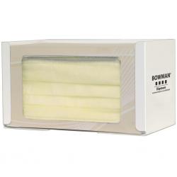 Face Mask Dispenser, white powder coated metal