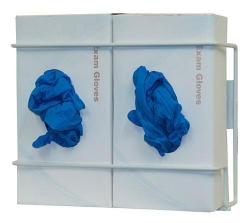 Glove Box Dispenser - Double, Coated Wire [pack of 2]