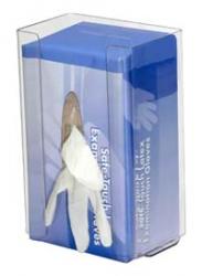 Larger Glove Dispenser, single, adjustable, clear plastic