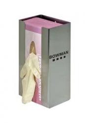 Glove Dispenser, single, adjustable, stainless steel