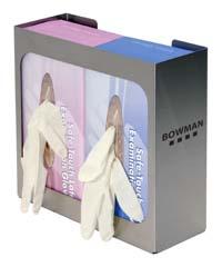 Glove Dispenser, double, stainless steel