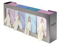 Glove Dispenser, quad, stainless steel