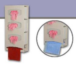 Protection System, Triple Glove with Bio Bag Section PS-004-0212-DSDM