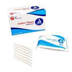 Dynarex Cotton Tipped Wood Applicators, non-sterile, 3"