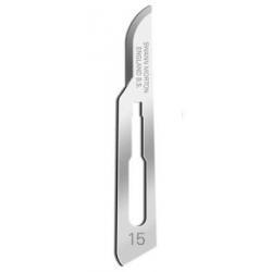 Swann-Morton #15 Sterile Surgical Scalpel Blades, Carbon Steel [100]