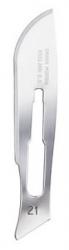 Swann-Morton #21 Sterile Surgical Scalpel Blades, Carbon Steel [100]
