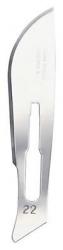 Swann-Morton #22 Sterile Surgical Scalpel Blades, Carbon Steel [100]