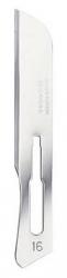 Swann-Morton #16 Sterile Surgical Scalpel Blades, Carbon Steel [100]