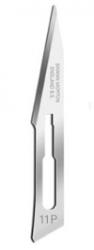 Swann-Morton #11P Sterile Surgical Scalpel Blades, Carbon Steel [100]