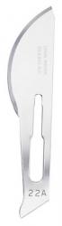 Swann-Morton #22A Sterile Surgical Scalpel Blades, Stainless Steel [100]