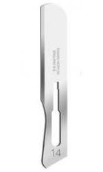 Swann-Morton #14 Sterile Surgical Scalpel Blades, Stainless Steel [100]