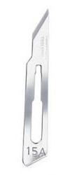 Swann-Morton #15A Sterile Surgical Scalpel Blades, Stainless Steel [100]