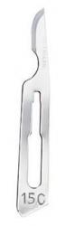 Swann-Morton #15C Sterile Surgical Scalpel Blades, Stainless Steel [100]