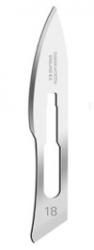 Swann-Morton #18 Sterile Surgical Scalpel Blades, Stainless Steel [100]