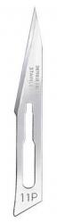Swann-Morton #11P Sterile Surgical Scalpel Blades, Stainless Steel [100]