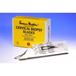 Swann-Morton Cervical Biopsy Blades, Stainless Steel, Sterile [10]