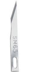 Swann-Morton #SM65 Sterile Stainless Steel Fine Range Blades