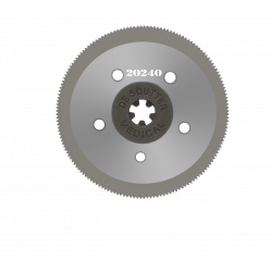 De Soutter CleanCast Ion Nitride Blade for CC7/CC8, 64mm full round - single