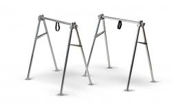 Folding Litter Support Stands