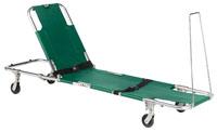 EASY-FOLD Swivel Wheeled Stretcher with Adjustable Backrest