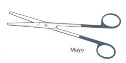 Mayo Scissors, Ultra-Cutting, curved