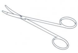 Kilner Scissor, curved, blunt points