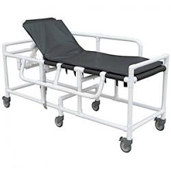 MRI Conditional PVC Sling Gurney with Pad and Adjustable Headrest