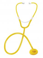Disposable Single Head Stethoscope, yellow