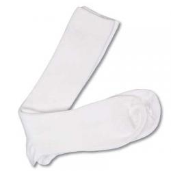 White Nurse Compression Socks, regular 9" length