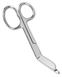 4.5" Lister Bandage Scissors with one large bow