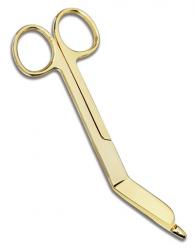 Gold-Plated 5.5" Lister Bandage Scissors